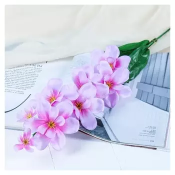 Цветы искусственные орхидея амезиелла 65 см сиреневый