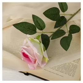 Цветы искусственные "Роза боливийская" 7,5*55 см, розовая