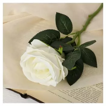 Цветы искусственные "Роза венесуэльская" 8х23 см