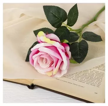 Цветы искусственные "Роза венесуэльская" 8х23 см