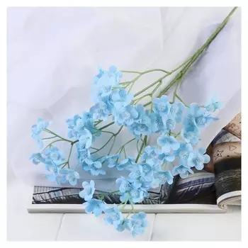 Цветы искусственные "Силена" 2х60 см, голубой