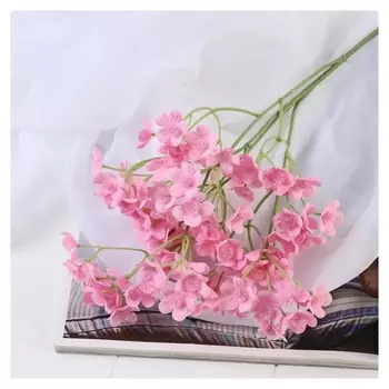 Цветы искусственные "Силена" 2х60 см, розовый