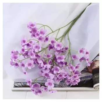 Цветы искусственные "Силена" 2х60 см, сиреневый