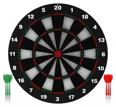 Дартс 16" (41 см) в подарочной коробке + 6 дротиков