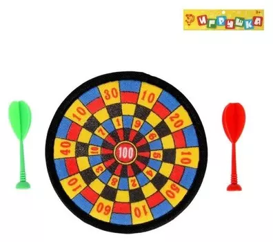 Дартс «От 1 до 100», на липучках