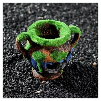 Декор для аквариума "Античная ваза", 11 х 8 х 9 см