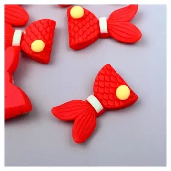 Декор для творчества пластик "Хвост русалки" набор 12 шт 2,3х1,4 см