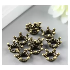 Декор "Корона", цвет бронза