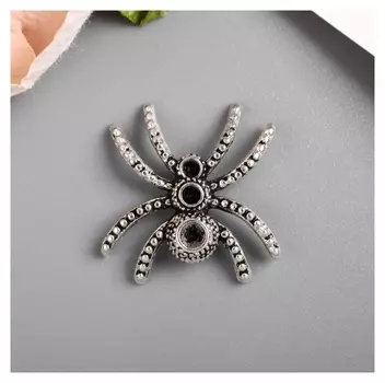 Декор металл для творчества "Паук" (В71100) 2,7х2,7 см