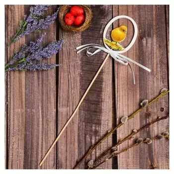 Декор на палочке «Цыплёнок» 0.5×6×31 см