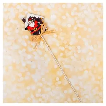 Декор на палочке "Праздничный домик"