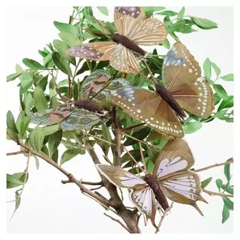 Декор на прищепке бабочка