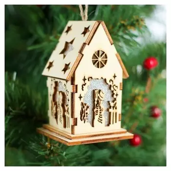 Декор с подсветкой "Дивный домик"