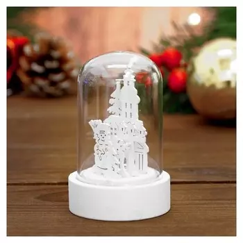 Декор с подсветкой "Снеговик"