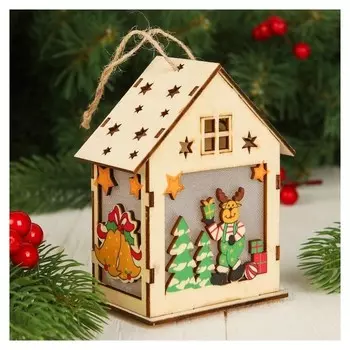 Декор с подсветкой "Весёлый олень"