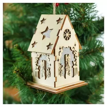 Декор с подсветкой "Волшебный снеговик"