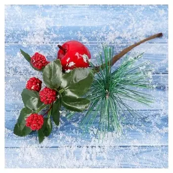 Декор "Зимние мечты" 20 см, шарики ягод