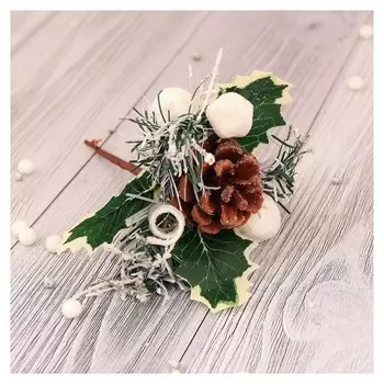 Декор "Зимние мечты" шишка звездочка 18 см