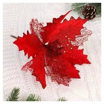 Декор "Зимний цветок" 23х25 см