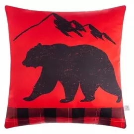 Декоративная наволочка "Этель" ламберджек 55х55 см мако-сатин, хлопок 100%