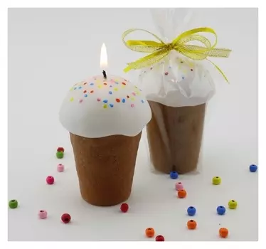 Декоративная свеча "Кулич"