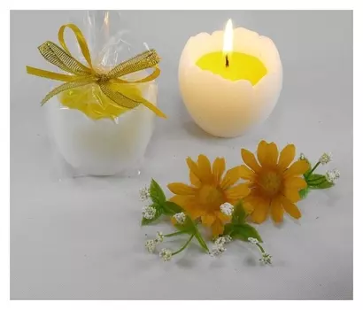 Декоративная свеча Яйцо с желтком