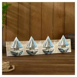 Декоративные крючки "Корабли" 50х12х6 см