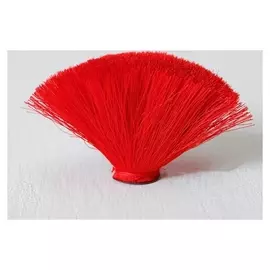 Декоративный элемент «Кисть» диаметр 9 см, цвет красный