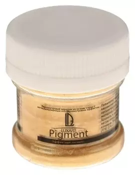 Декоративный пигмент, Luxart Pigment, 25 мл/6 г, Metallic, золото