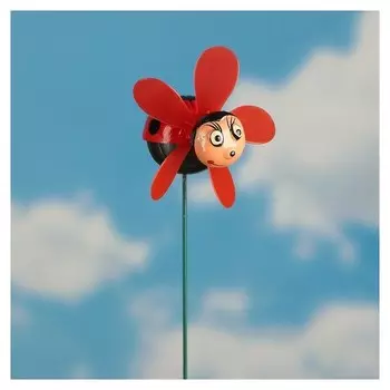 Декоративный штекер "Божья коровка" с пропеллером