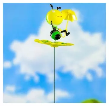 Декоративный штекер "Букашка с зонтиком"