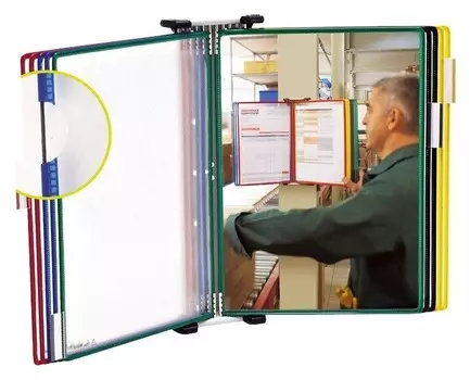 Демосистема настенная Tarifold А5, 10 панелей, 5табулятор. 415109