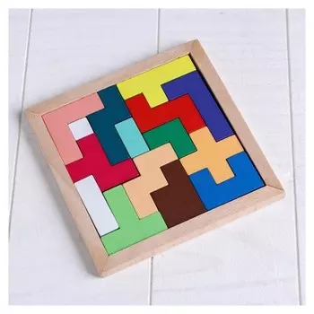 Деревянная игрушка Головоломка 15 деталей 14,5×14см