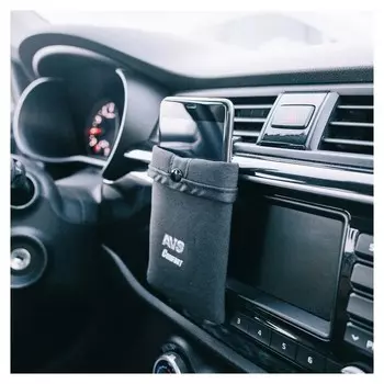 Держатель AVS Mp-777, 95х118 мм, чёрный