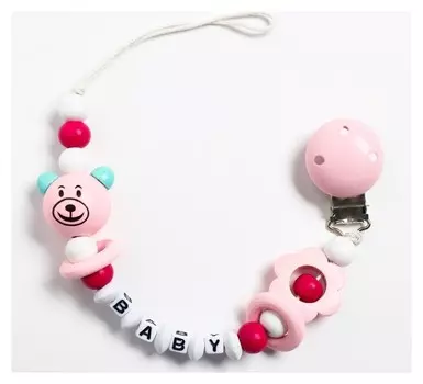 Держатель для пустышки Мишка