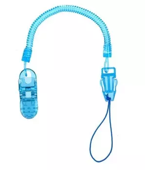 Держатель для пустышки Пружинка для мальчика