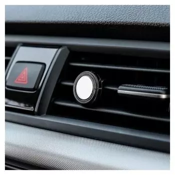 Держатель телефона в воздуховод, магнитный, черный