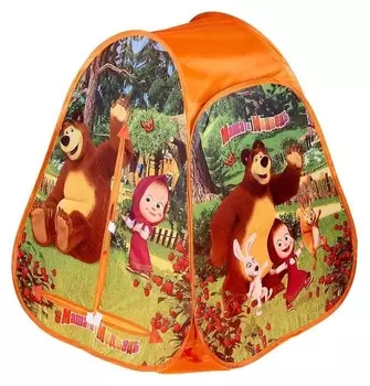 Детская палатка «Маша и медведь» в сумке