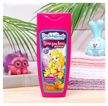 Детская пена для ванн с ароматом персик, Enchantimals