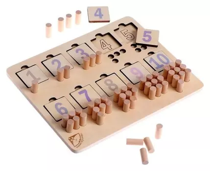 Детская развивающая доска «Для счёта» 26×2,5×21 см