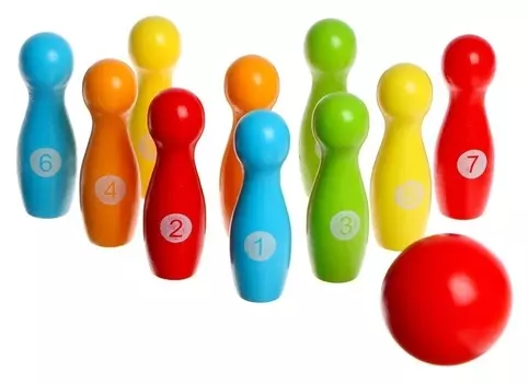 Детская развивающая игра «Боулинг»