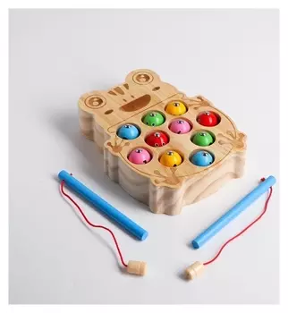 Детская рыбалка "Лягушка" 18х13,5х4 см