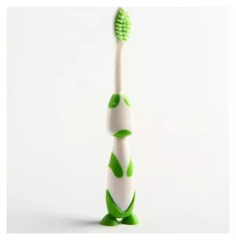 Детская зубная щетка на присоске, мягкая щетина