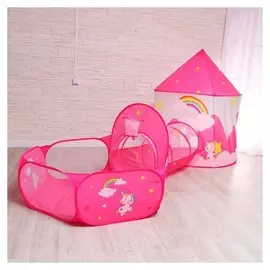 Детский игровой модуль «Для принцессы» 345×120×135 см