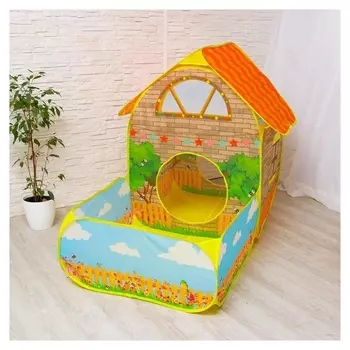 Детский игровой модуль "Домик + сухой бассейн"