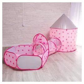 Детский игровой модуль «Ракета» 345×120×135 см