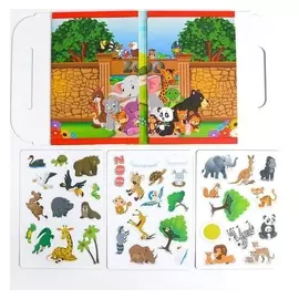 Детский развивающий раскладной чемоданчик «Сафари» 25х25х1,2 см