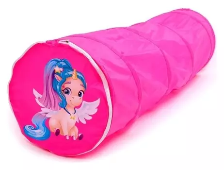 Детский туннель «Единорог», цвет розовый