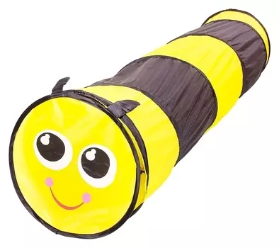 Детский туннель «Пчёлка», цвет черно-жёлтый