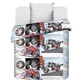 Детское постельное бельё 1,5 сп. «Мотокросс»